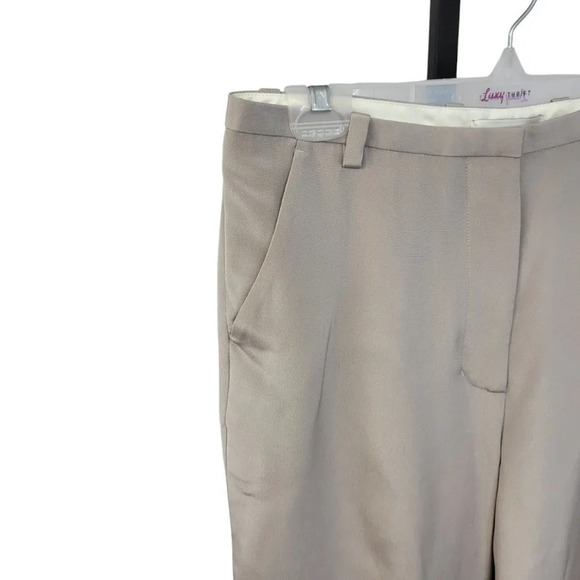3.1 Phillip Lim Womens Silk Tapered Trouser Pants  Size 6 High Waist Dove Gray - Picture 4 of 10